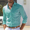 Men's Striped Long Sleeve Shirt