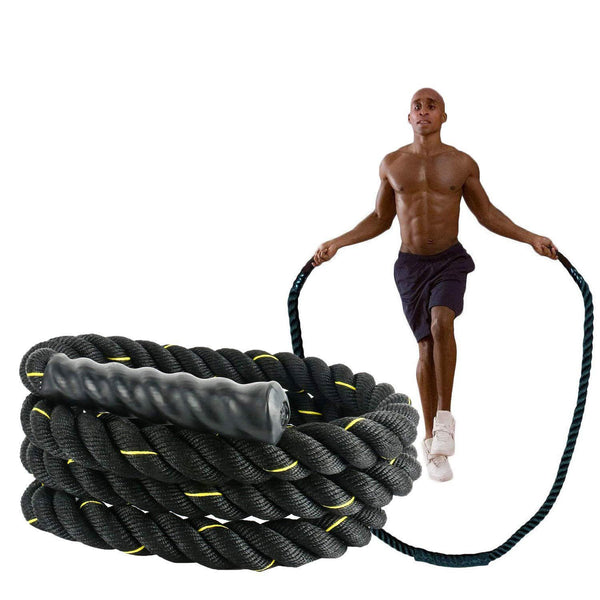 Heavy-Duty Triple-Strand Weighted Fitness Jump Rope