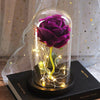 Rose Glass Cover Luminous LED Ornament