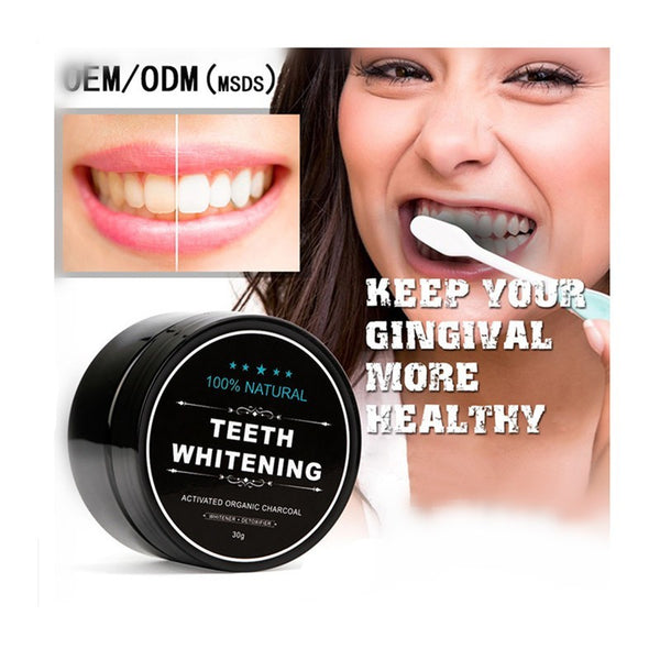 Activated Coconut Charcoal Teeth Whitening Powder – 30g