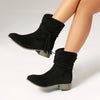 Short Boots Round Women's Shoes