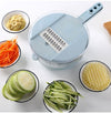 8-in-1 Mandoline Vegetable Slicer – Grater, Peeler, Strainer & Cutter for Quick Kitchen Prep