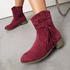 Short Boots Round Women's Shoes