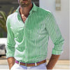 Men's Striped Long Sleeve Shirt