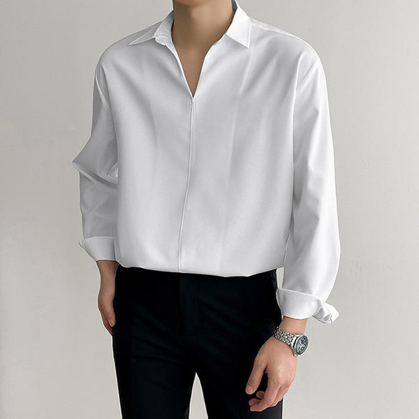 Loose Lapels Casual Shirt