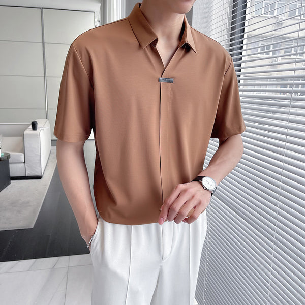 Summer Casual Solid Men's T-Shirt