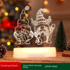 3D Christmas LED Night Lamp