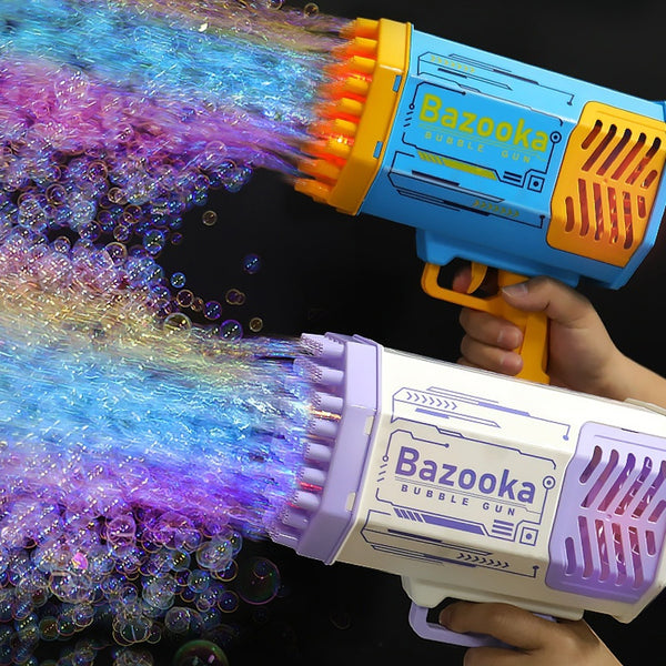 Rocket Bubble Gun with Automatic Bubble Blower