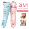 Rechargeable Hair Removal Epilator and Trimmer for Women