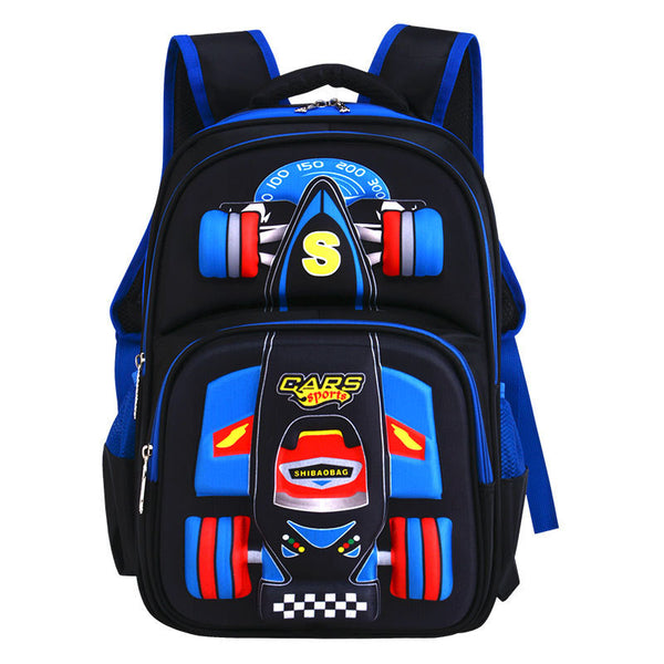 Three Dimensional Car Boy Primary School Bag