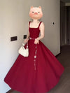 Women's Red Slip Dress