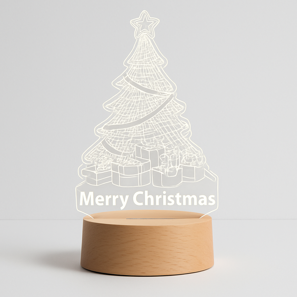 3D Christmas LED Night Lamp