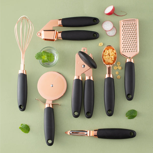 Copper-Plated Kitchen Peeler Set – Elegant & Efficient Household Gadget for Easy Food Prep
