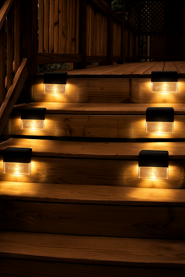 Waterproof  Solar  Step Fence Light