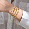 Edgy Snake Bone Bracelet
