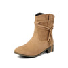 Short Boots Round Women's Shoes