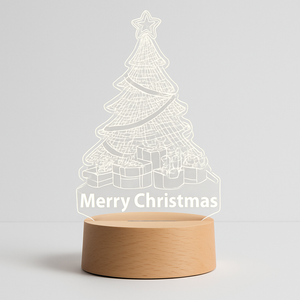 3D Christmas LED Night Lamp